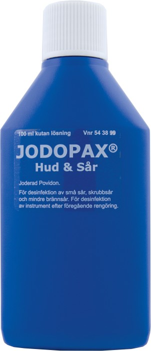 Jodopax Hud & Sår, kutan lösning 100 ml