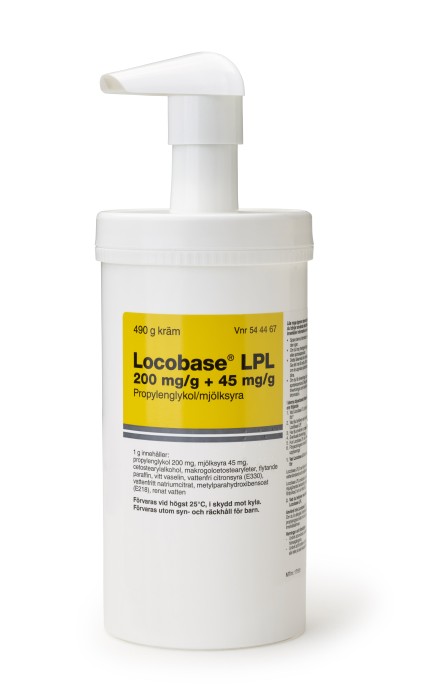 Locobase LPL 200 mg/g+45 mg/g 490 gram Kräm