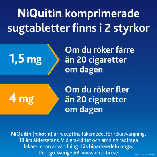 NiQuitin 1,5 mg 60 tabletter Komprimerad sugtablett