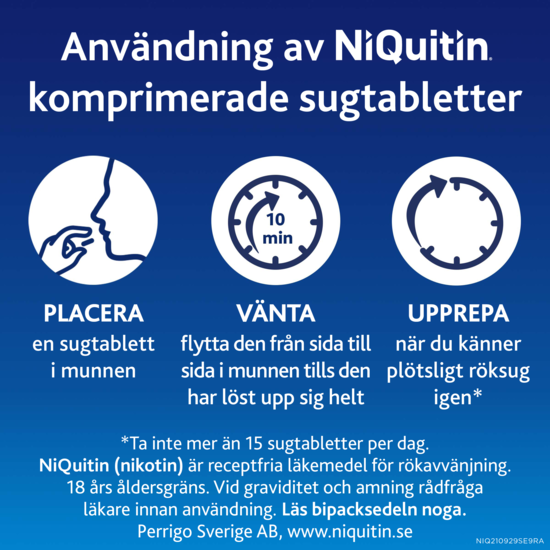 NiQuitin 1,5 mg 60 tabletter Komprimerad sugtablett