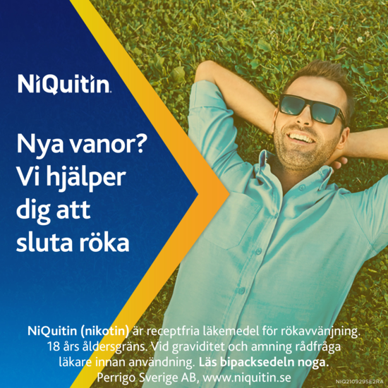 NiQuitin 1,5 mg 60 tabletter Komprimerad sugtablett