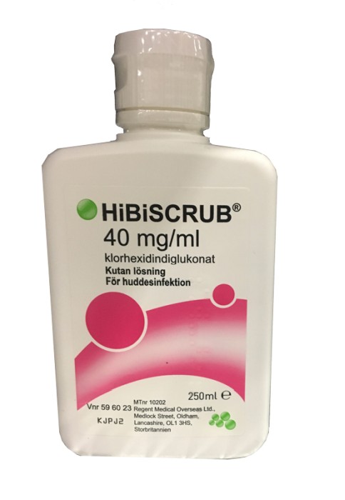 Hibiscrub, kutan lösning 40 mg/ml 250 ml