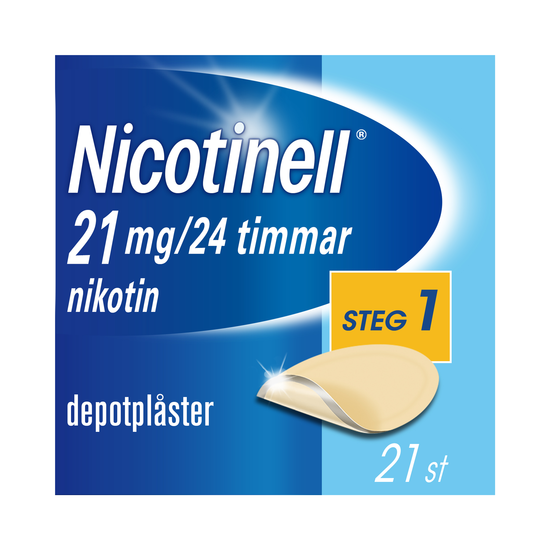Nicotinell depotplåster 21 mg/24 timmar 21 st
