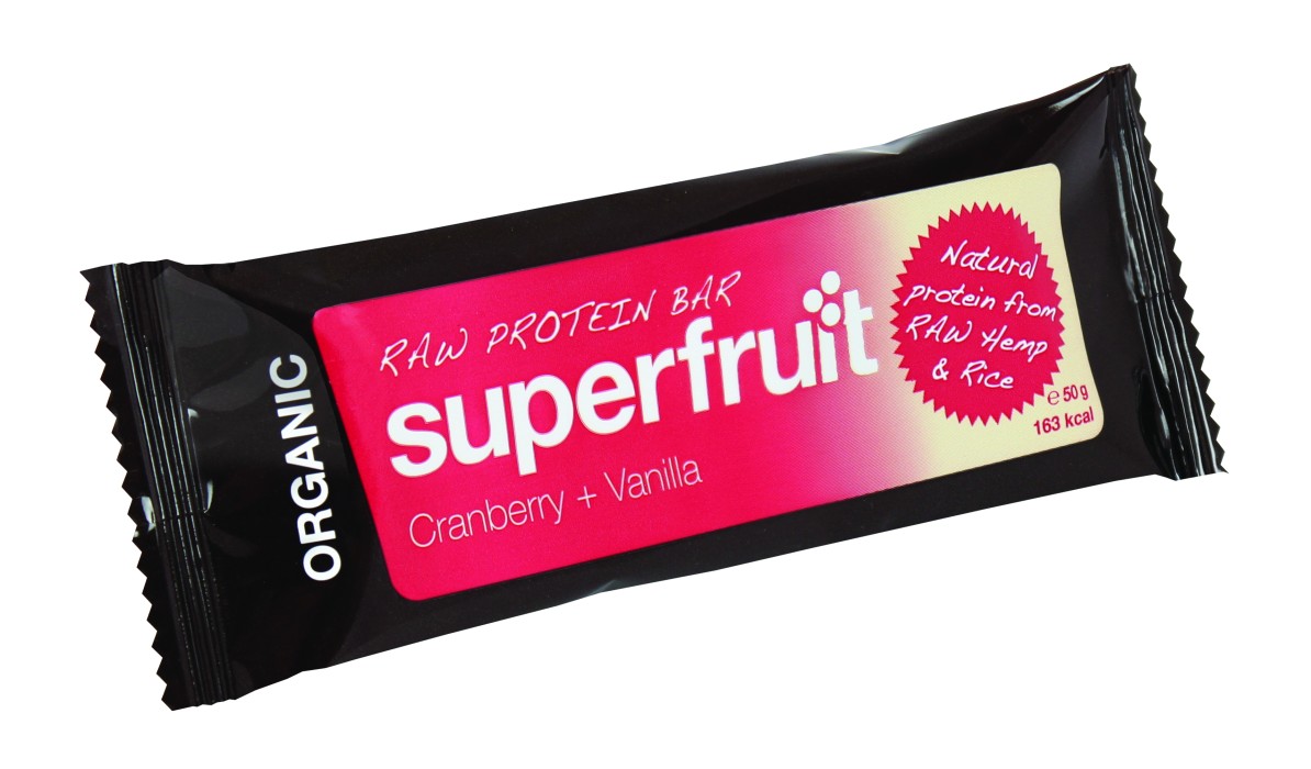 Superfruit Raw Protein Bar Cranberry Vanilla 50 g