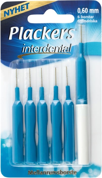 Plackers Interdental 0,6 mm 6 st