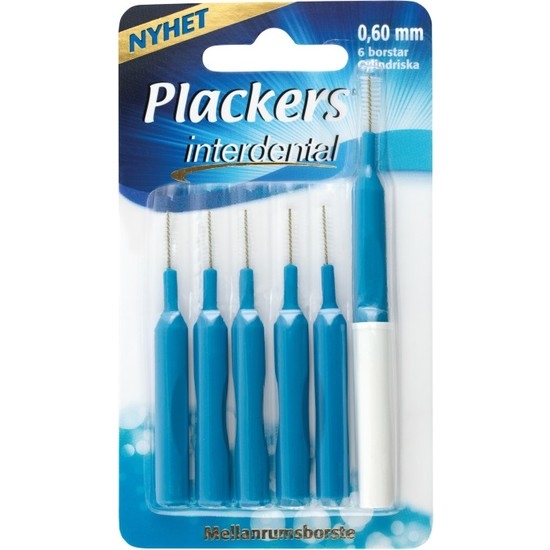 Plackers Interdental 0,6 mm 6 st