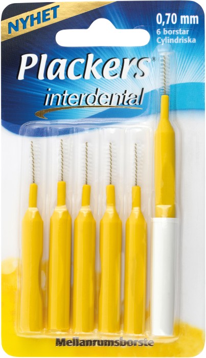 Plackers Interdental 0,7 mm 6 st