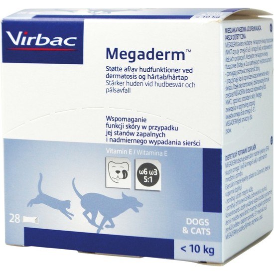 Megaderm för hund och katt under 10 kg 28 st à 4 ml