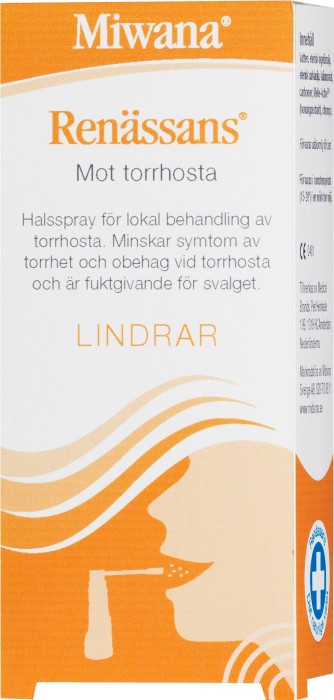 Renässans Halsspray mot torrhosta 25 ml