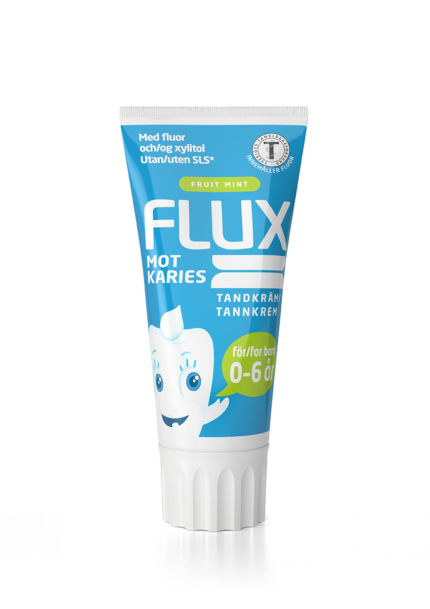 Flux Junior Tandkräm 0-6 år 50 ml