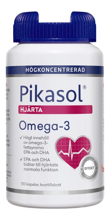 Pikasol Hjärta Original 120 Kapslar - MEDS.se