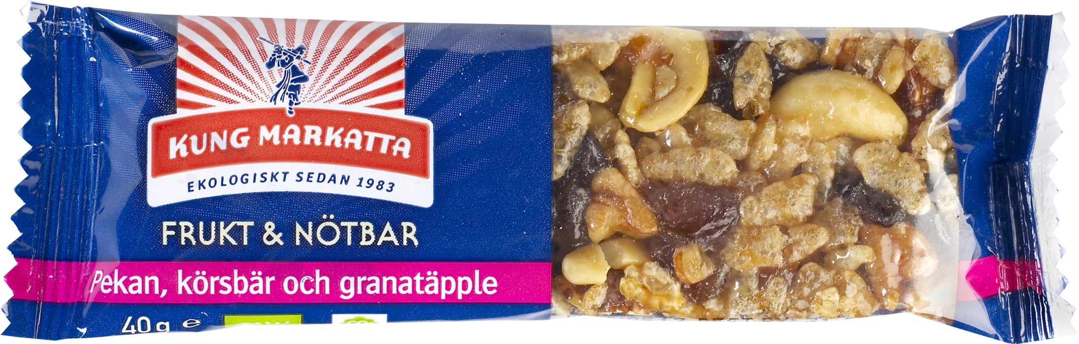 Kung Markatta Frukt & Nötbar Pekan Körsbär & Granatäpple 40 g