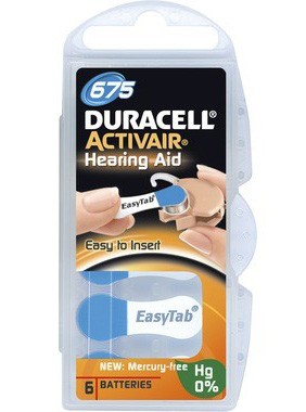 Duracell Batteri Activair 675 6 st