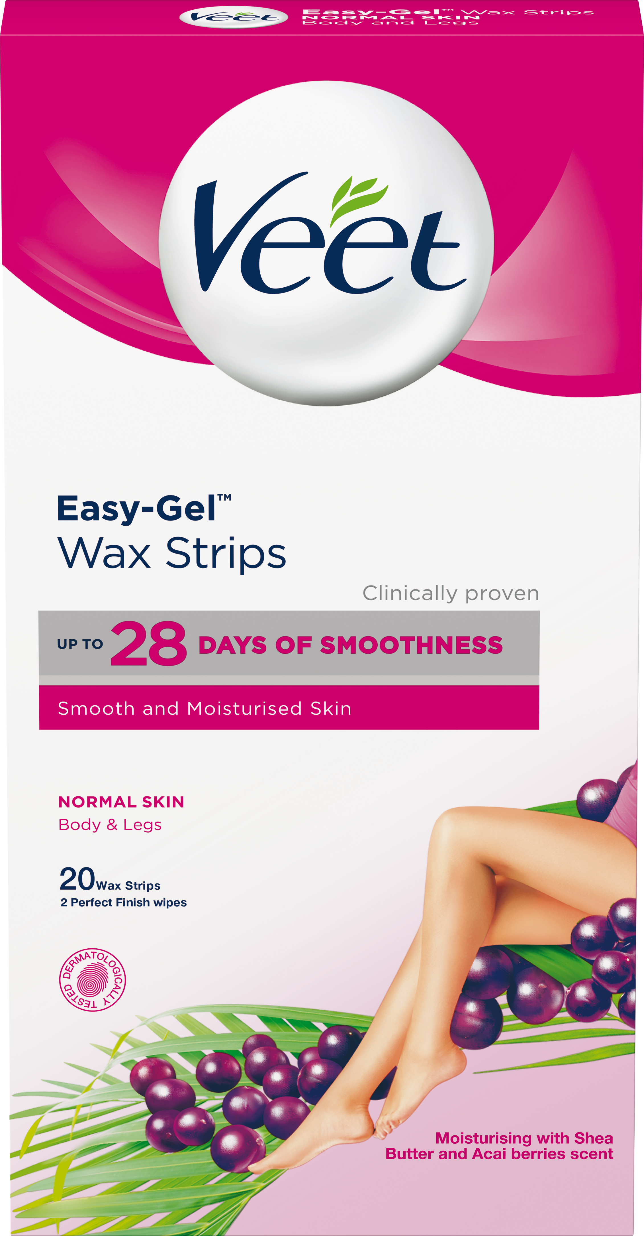Veet Wax Strips för normal hud 20 st
