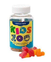 Kids Zoo Fiskolja Forte 90T