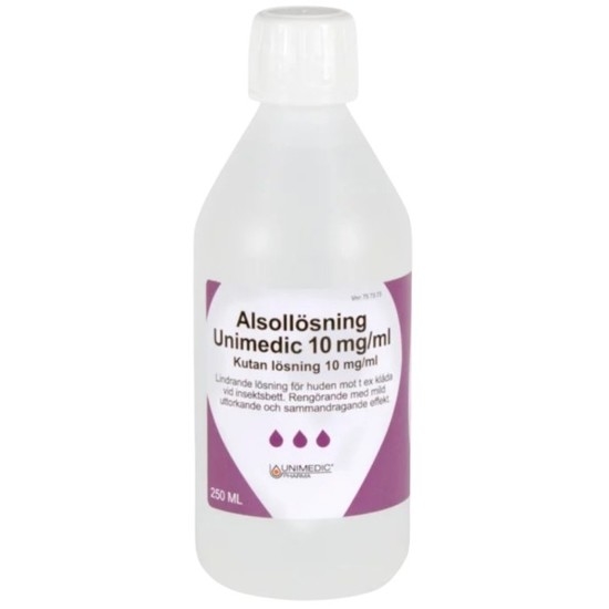 Alsollösning Unimedic 10 mg/ml 250 ml