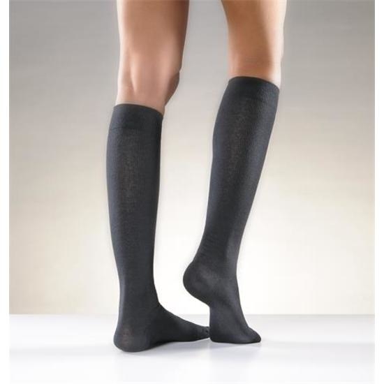 Mabs Kompressionsstrumpa bomull bred svart XL (42-44)