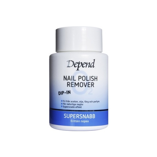 Depend O2 Dip-In Remover Blå 75 ml