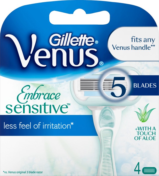 Gillette Venus Embrace Sensitive rakblad 4 st