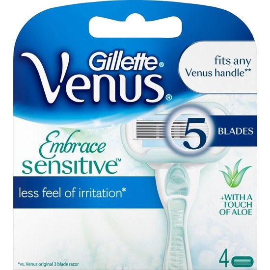 Gillette Venus Embrace Sensitive rakblad 4 st