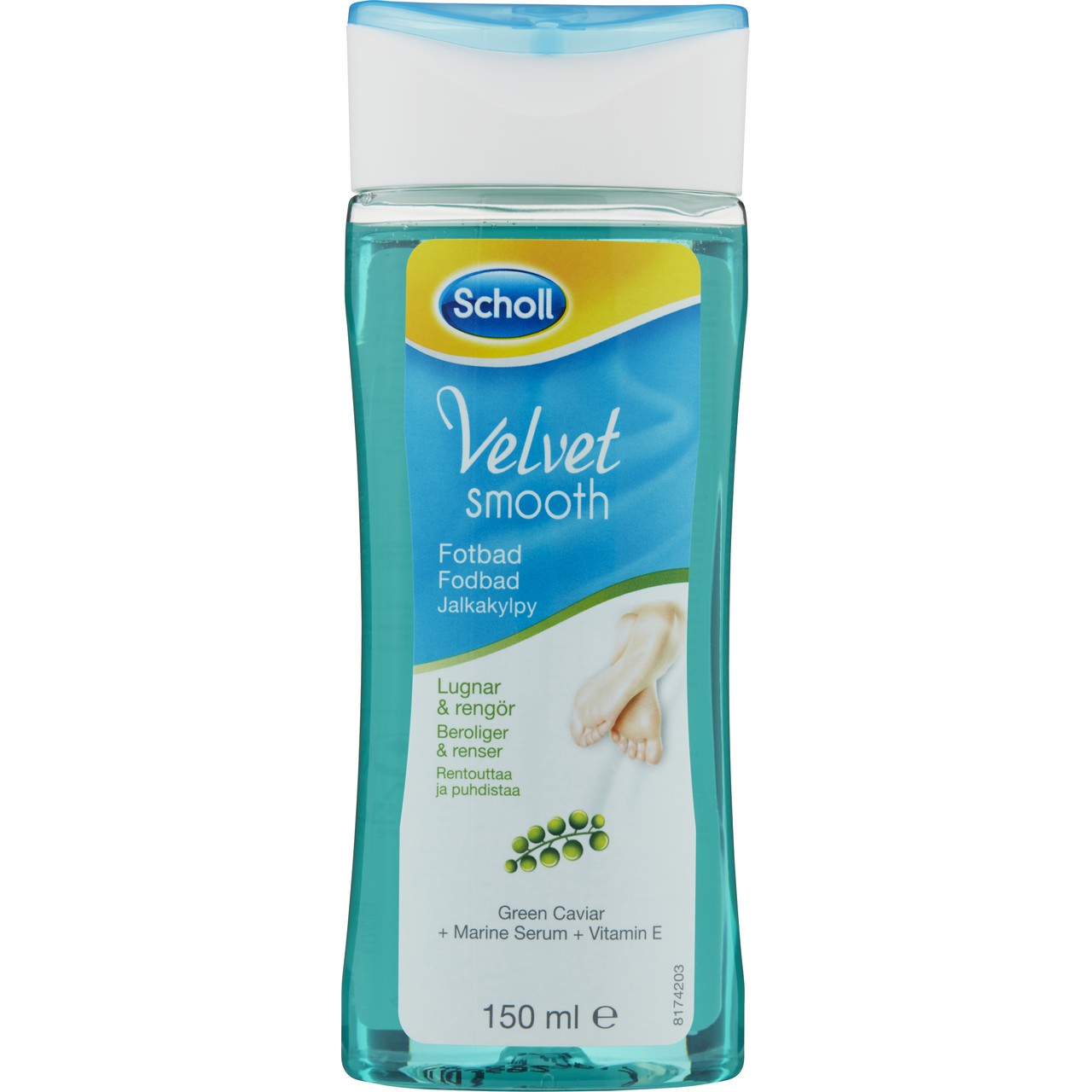 Velvet Smooth Fotbad 150ml
