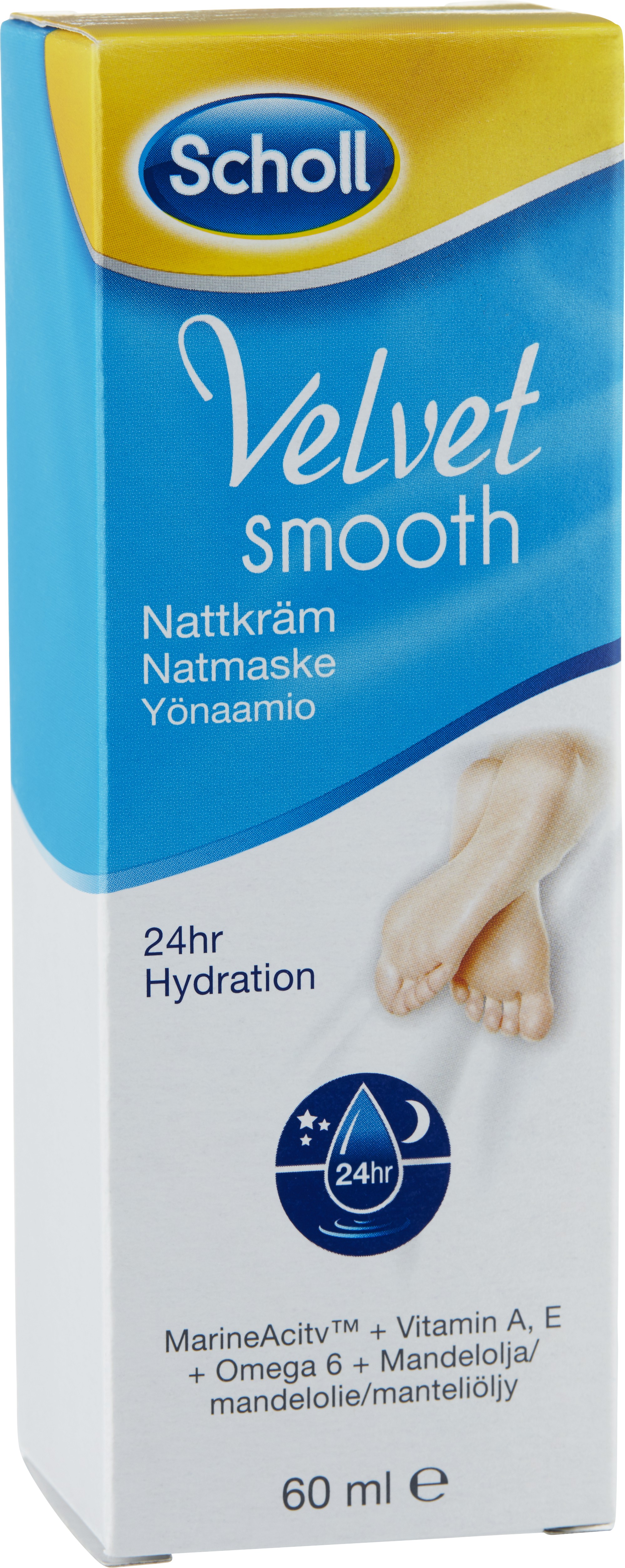 Scholl Velvet Smooth Nattkräm 60 ml