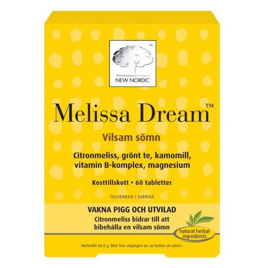 New Nordic Melissa Dream 60 tabletter