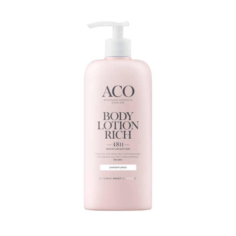 Köp 2 få 30% | ACO Body Lotion Rich Parfymfri Kroppslotion 400 ml