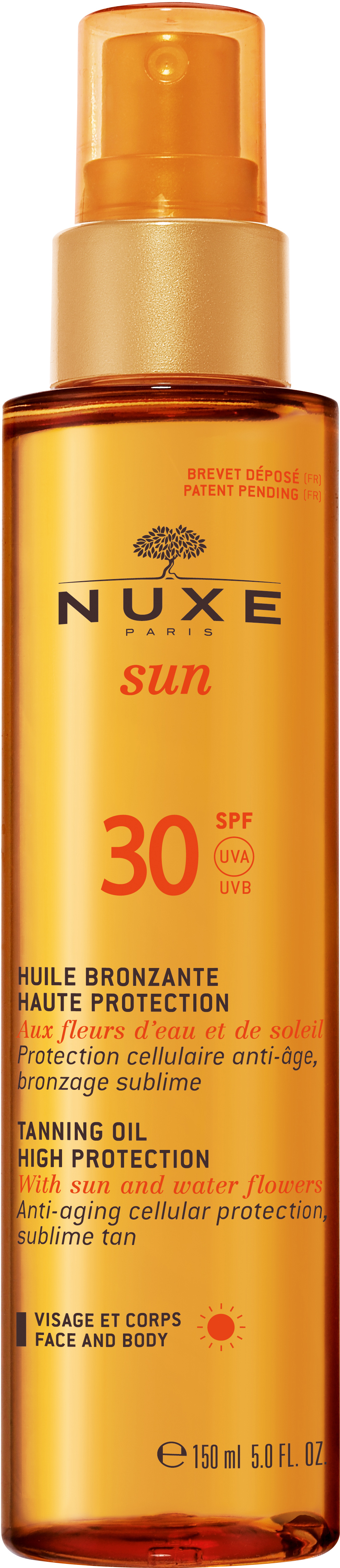 NUXE Tanning Oil Face & Body SPF 30 150 ml