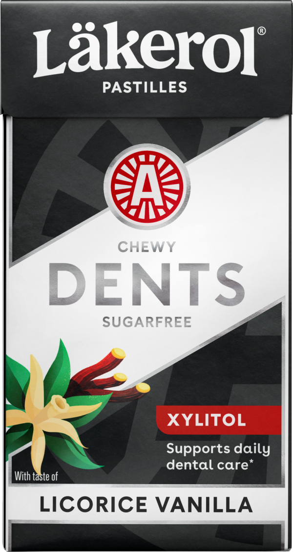 Läkerol Dents Licorice & Vanilla 36 g