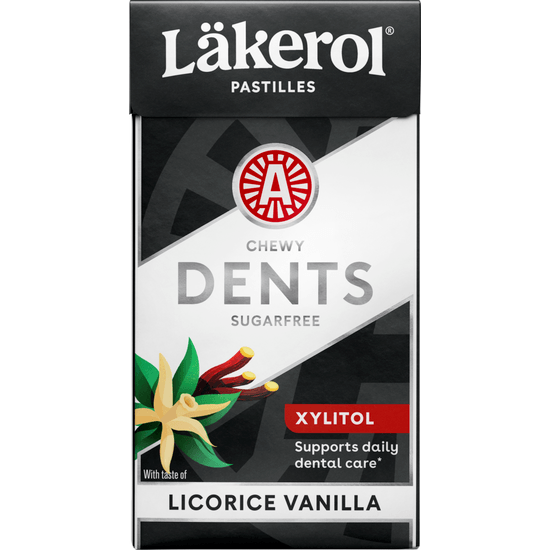 Läkerol Dents Licorice & Vanilla 36 g