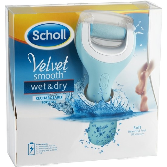 Scholl Velvet Smooth Wet & Dry elektrisk fotfil 1 st