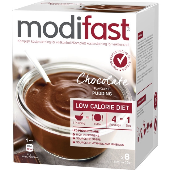 Modifast Pulver Chokladpudding 8 x 55 g