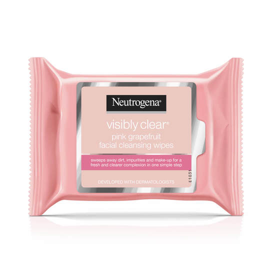 Neutrogena Visibly Clear Pink Grapefruit Facial Cleansing Wipes 25 st