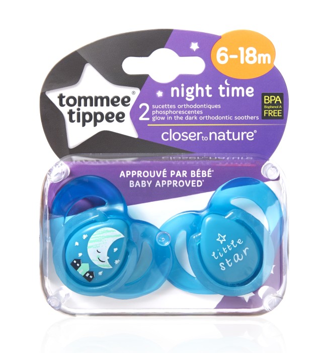 Tommee Tippee Sugnapp Night Time 6-18 månader