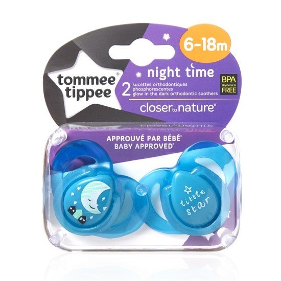 Tommee Tippee Sugnapp Night Time 6-18 månader
