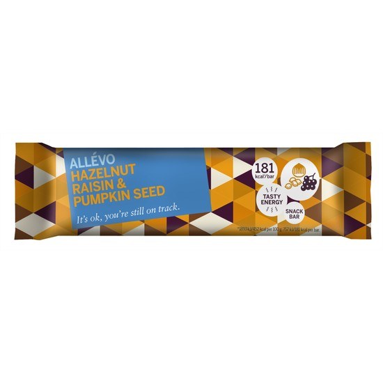 Allévo Snack Bar Hazelnut, Raisin & Pumpkin Seed 40 g