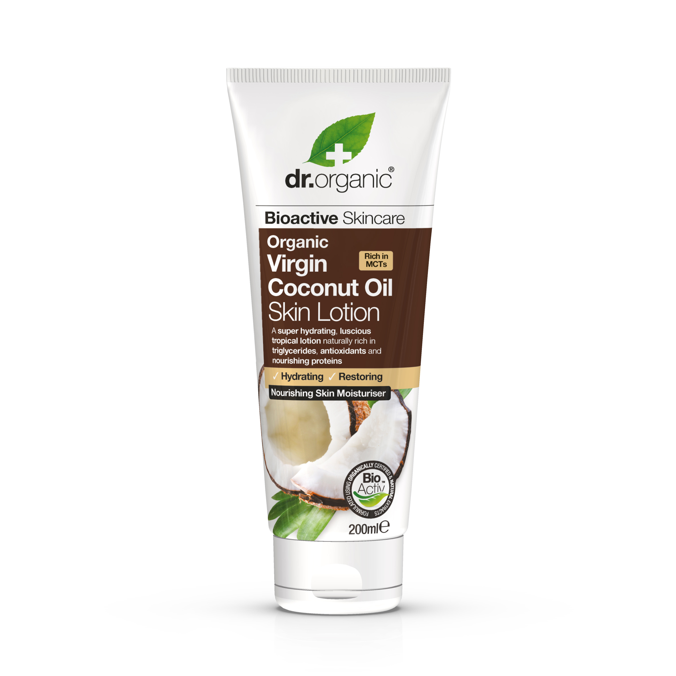 Dr Organic Hudlotion Kokosolja Virgin 200ml