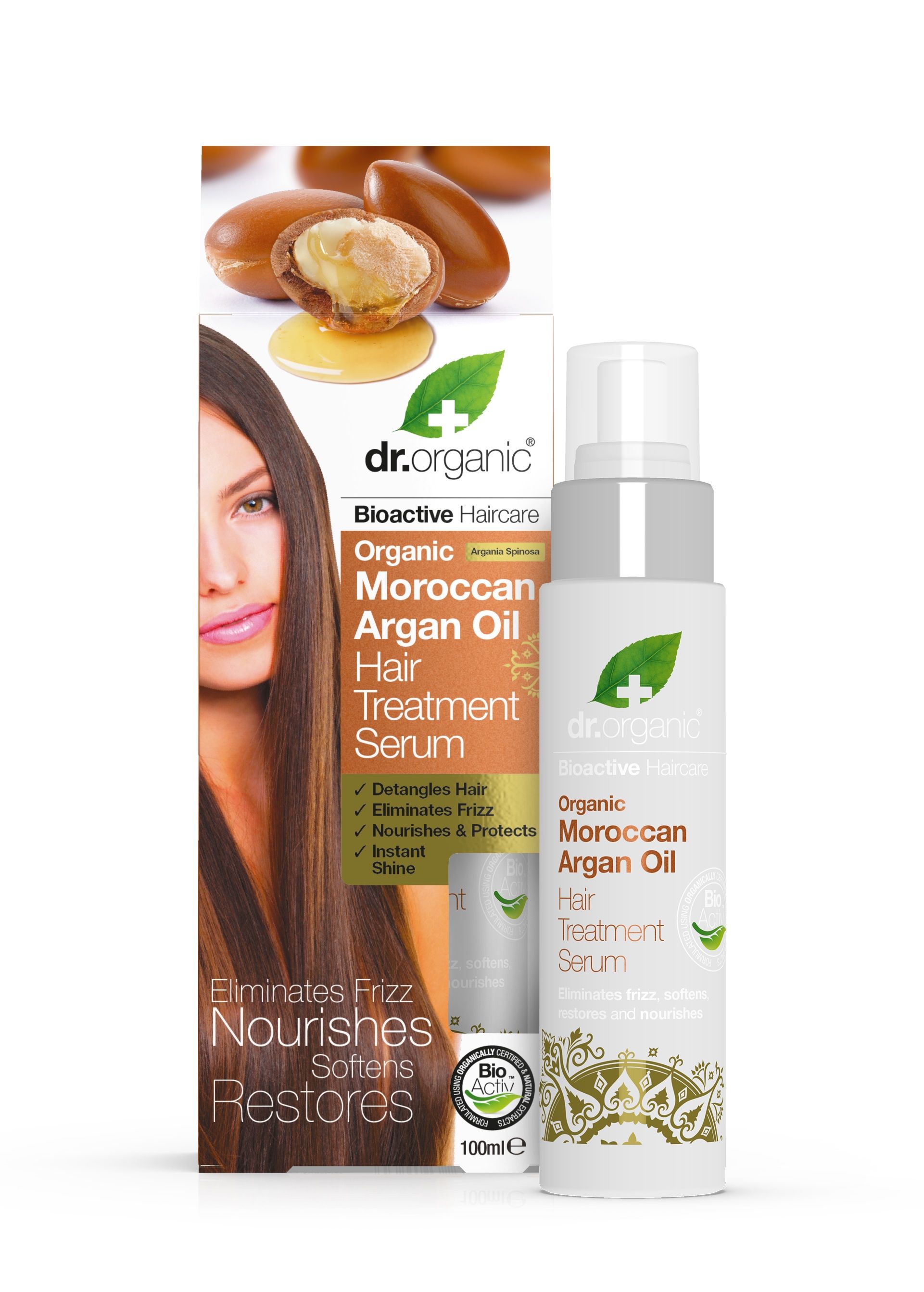 Dr Organic Moroccan Argan Oil Hair Treatment Serum 100 ml