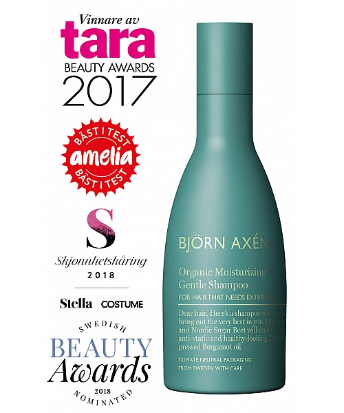 Björn Axén Organic Moisturizing Gentle Shampoo 250 ml