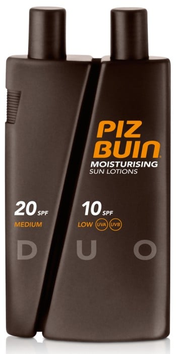 Piz Buin Moisturising Sun Lotion DUO SPF 10 & 20
