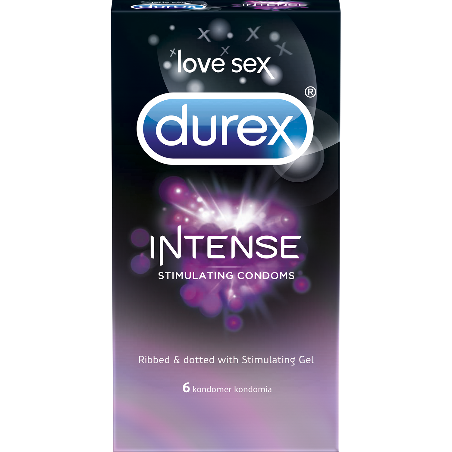 Durex Intense Stimulerande kondomer 6 st