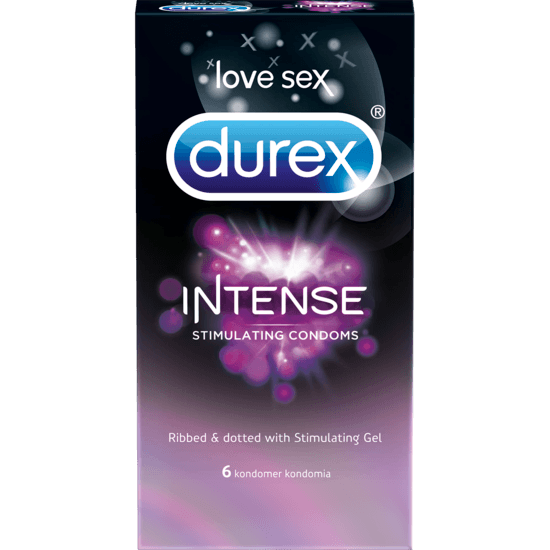 Durex Intense Stimulerande kondomer 6 st