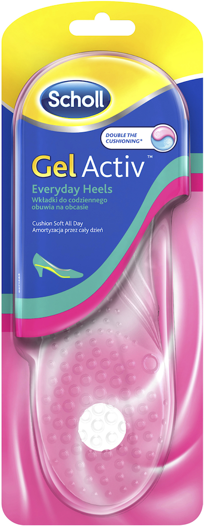Scholl Gel Activ Everyday Heels 1-par