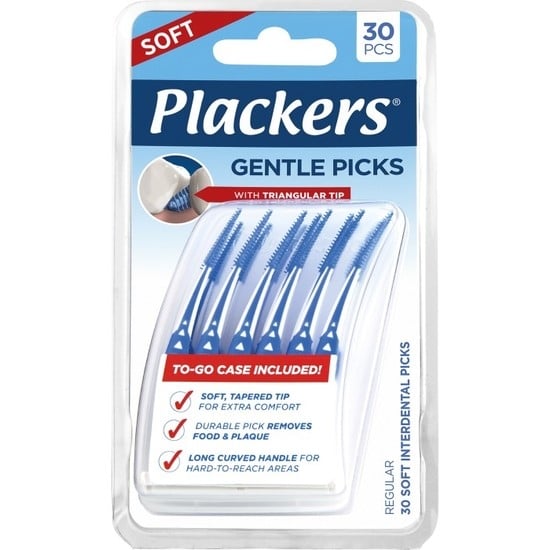 Plackers Gentle Picks Tandstickor 30 st