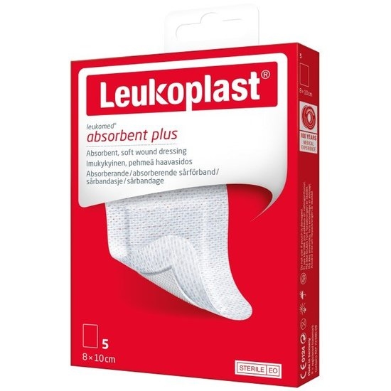 Leukoplast Leukomed 8 cm x 10 cm 5 st