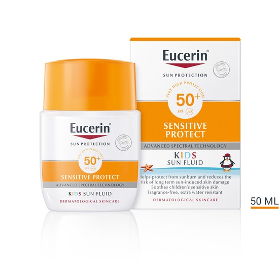 Eucerin Sensitive Kids Sun Fluid SPF 50+, 50 ml