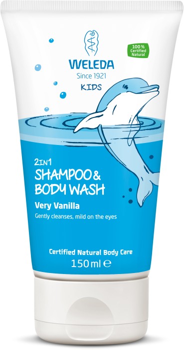Weleda Kids Shampoo & Body Wash Very Vanilla 150 ml