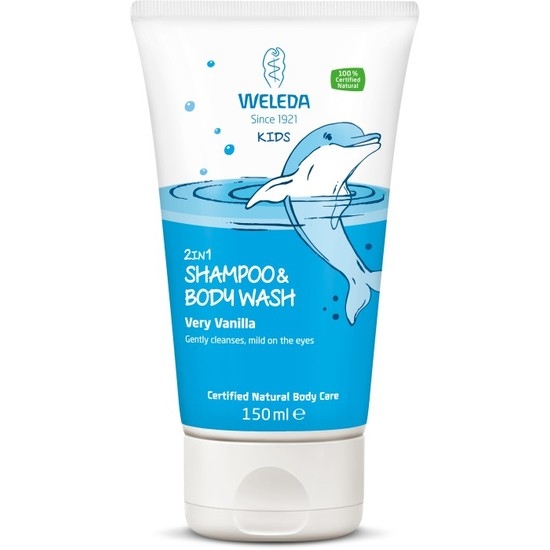 Weleda Kids Shampoo & Body Wash Very Vanilla 150 ml