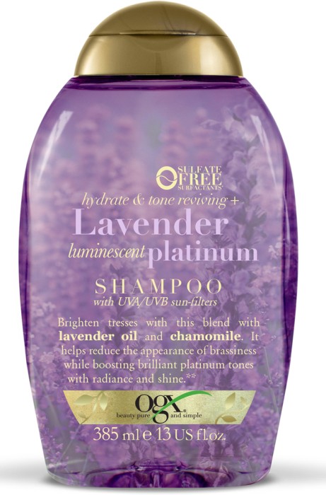 OGX Lavender Platinum Shampoo 385 ml
